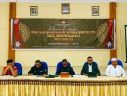 KIP Nagan Raya Gelar Rapat Pleno : Terbuka Dalam Rekapitulasi Dan Penetapan DPS