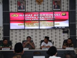 Kapolres Merangin Buka Rapat Koordinasi Lintas Sektoral Ops Ketupat 2023.