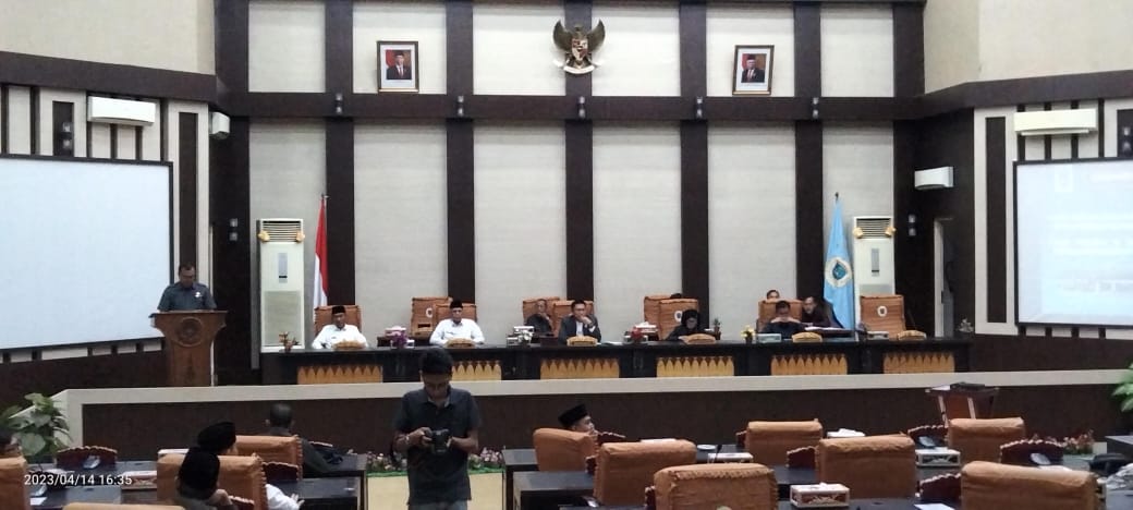 Sidang Paripurna DPRD OKI, Bupati Sampaikan 3 Usulan Raperda Tahun 2023