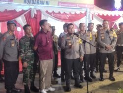 Didampingi Kapolres Metro Jakpus, Kapolda Metro Jaya Pantau Pos Pengamanan Lebaran 2023