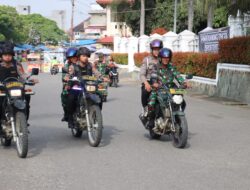 “Polres Sarolangun bersama TNI dari Kodim 0420 Sarko Laksanakan Patroli Bersama dan himbauan Kamtibmas