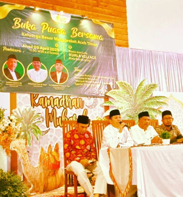 Silaturahmi Dan Bukber KBM Aceh Timur : Serta Tokoh Masyarakat Aceh Timur