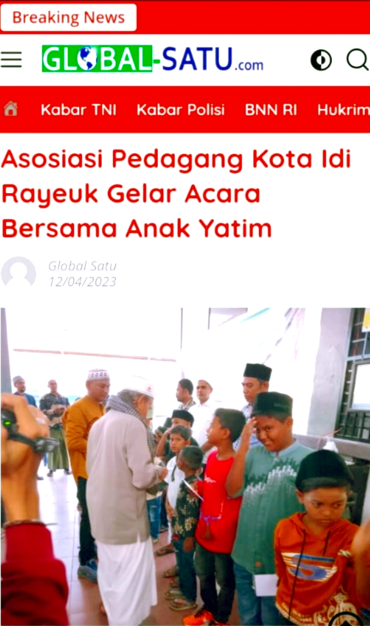 Asosiasi Kota Idi Rayeuk – Gelar Acara Bukber Anak Yatim