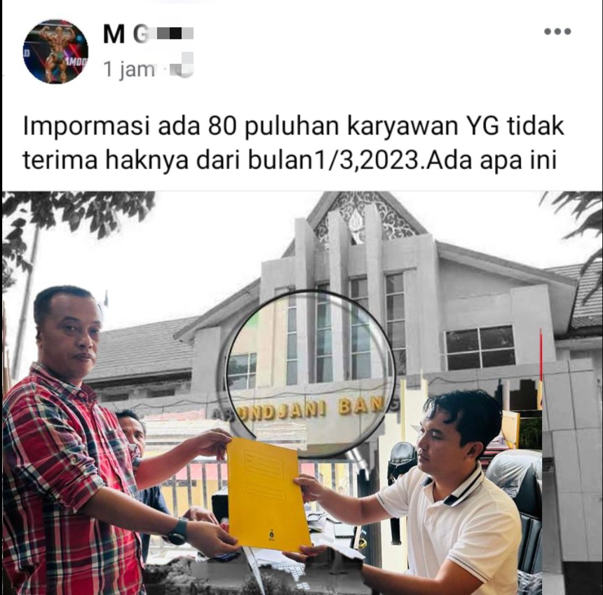 Akun Facebook inisial MG di Laporkan Kuasa Hukum Rumah Sakit Kolonel Abundjani ke Reskrim Polres Merangin .