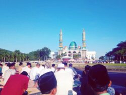 Pesan Bupati KSB : Saat Shalat Idul Fitri 1444 H Dihalaman Masjid Agung