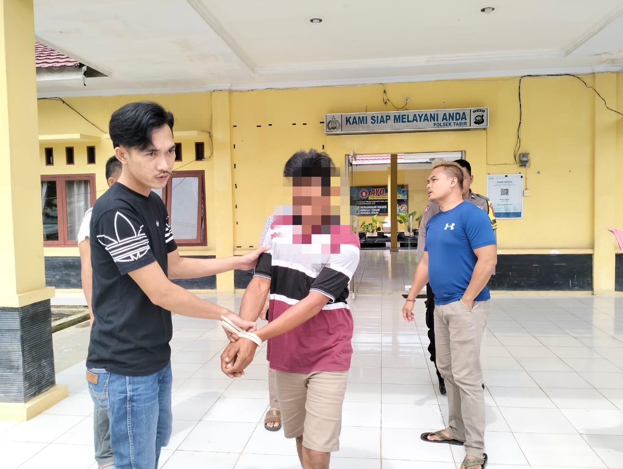 Lakukan tindakan Kriminal di Way Kanan Lampung,ditangkap di Wilayah Hukum Polsek Tabir.