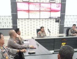 Polres Merangin laksanakan Rapat Koordinasi Internal Ops Ketupat 2023.