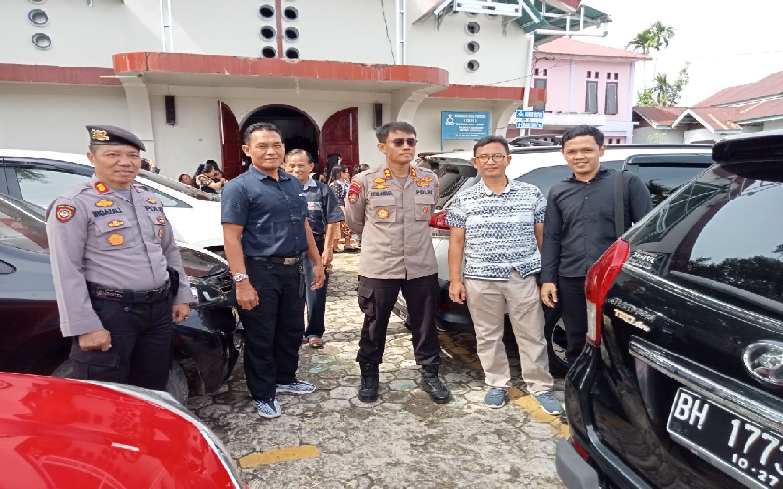 Kapolres Merangin Tinjau Keamanan pada Perayaan “Hari Perayaan kebaktian Jum’at Agung ” di Merangin.