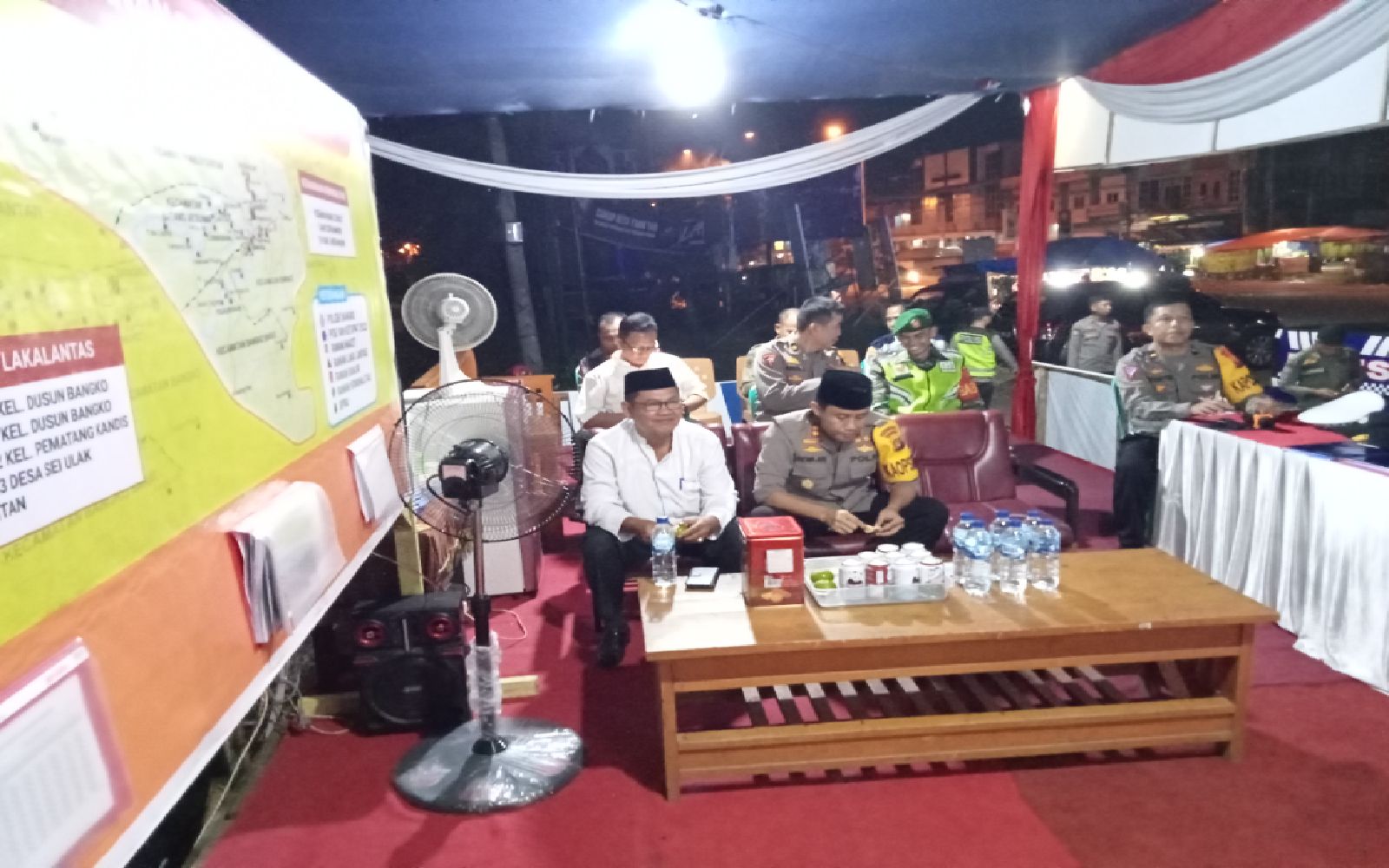 Kapolres Merangin Ikuti Zoom Pematauan Pos PAM Ops Ketupat I 2023 bersama Polda Jambi
