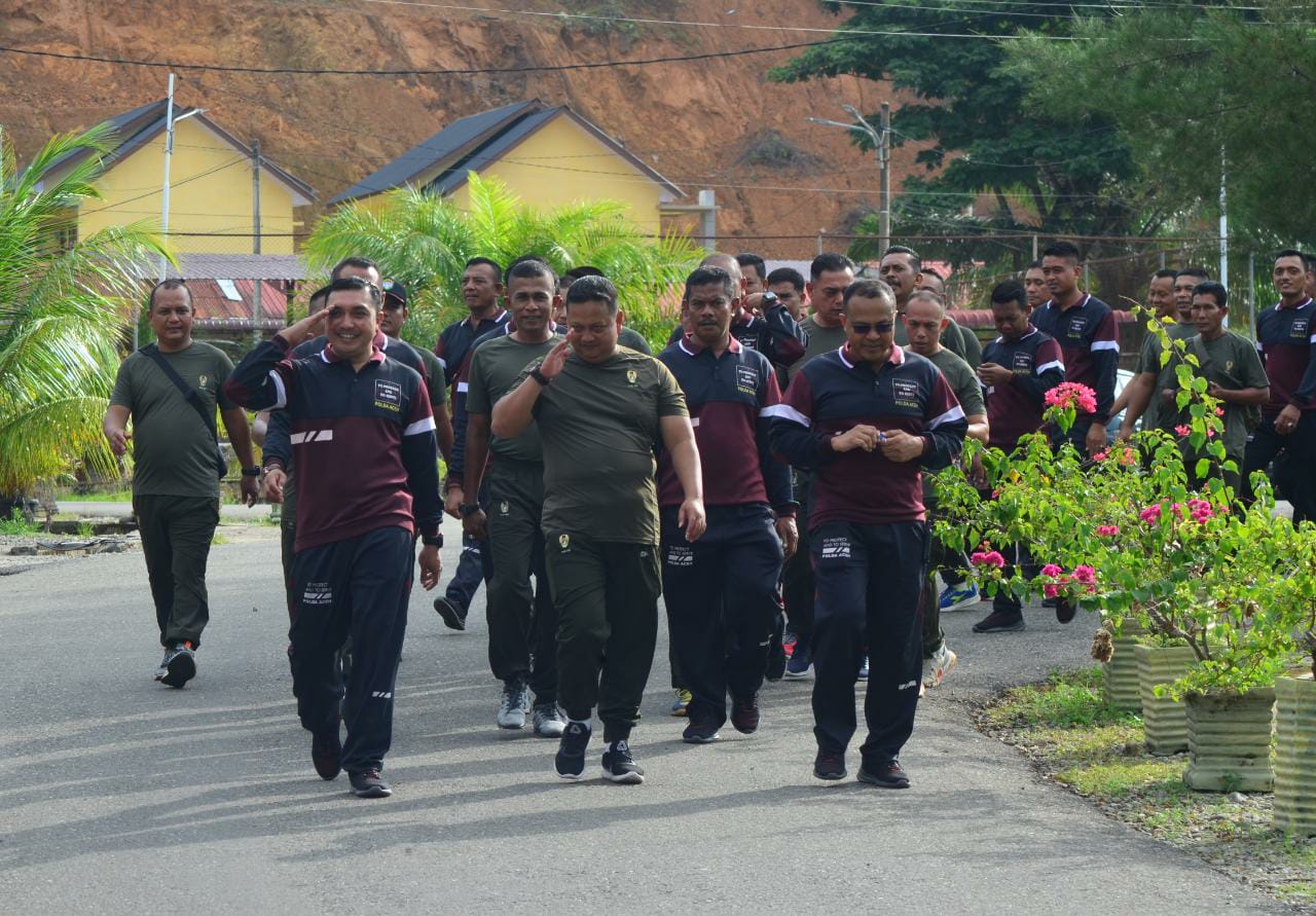 Pupuk Solidaritas : TNI – POLRI Abdya Olah Raga Bersama