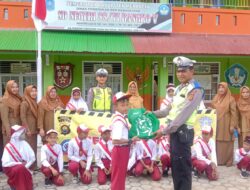 Kasat Lantas Polres Merangin ,POLICE GO TO SCHOOL Program Edukasi pada Siswa didik Guna Penerapan Kedisiplinan Ke sekolah.
