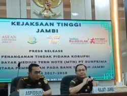 Dirut Bank Jambi ditahan kejati terkait korupsi Rp310 miliar
