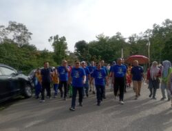 Akbp. Imam Rachman. S.IK. Kapolres Sarolangun Ikut Jalan Santai Memperingati Hari Pendidikan Nasional Kab. Sarolangun tahun 2023.