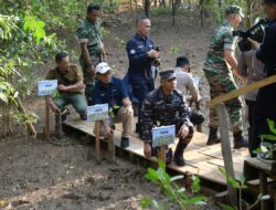 Danlanal Palembang Laksanakan Penanaman Mangrove Nasional Secara Serentak Jajaran TNI Di Seluruh Indonesia