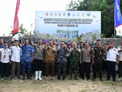 LANAL SIBOLGA DAN FORKOPIMDA SIBOLGA-TAPTENG LAKSANAKAN PENANAMAN MANGROVE NASIONAL SECARA SERENTAK