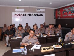 Anev Gelar Operasi bersama Kapolda Jambi,Kapolres Merangin sampaikan ” NGOPI GRATIS ” Komunikasi dan Silaturrohmi pada Masyarakat Tampa Batas