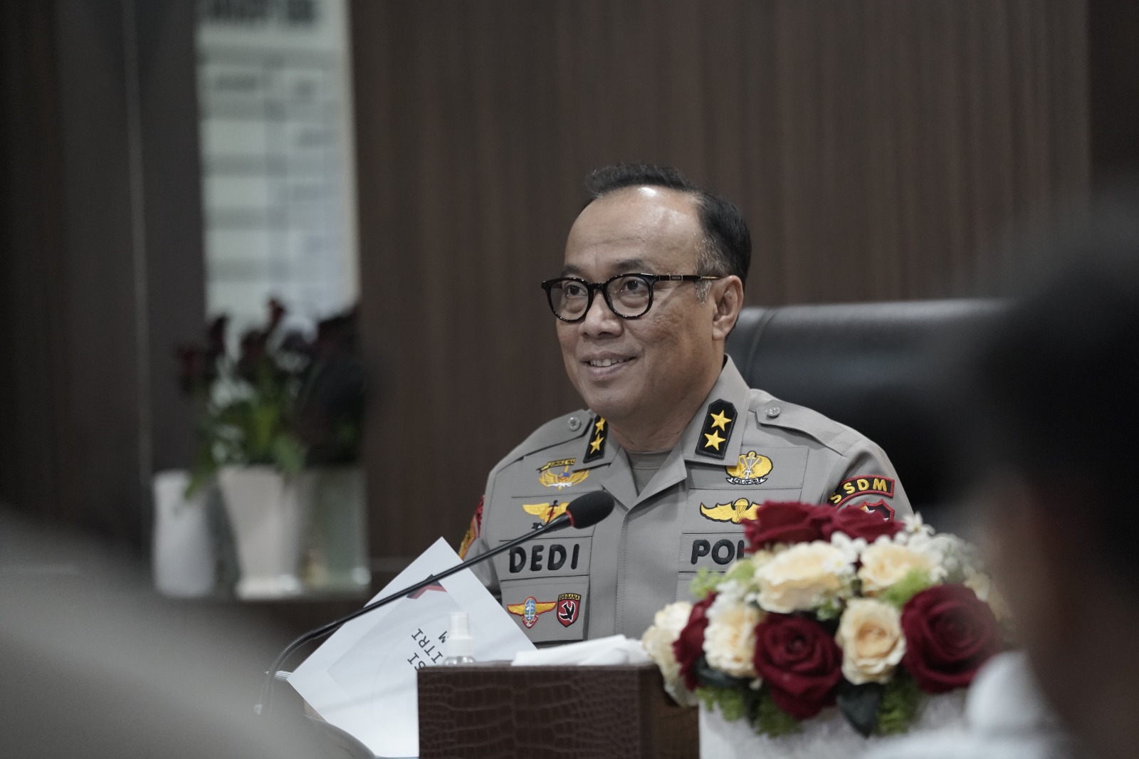 Polres Kerawang Melakukan Pengungkapan  Kasus Penipuan  Pendaftaran Polri Jalur Bintara,Satu Orang Di tetapkan Tersangka