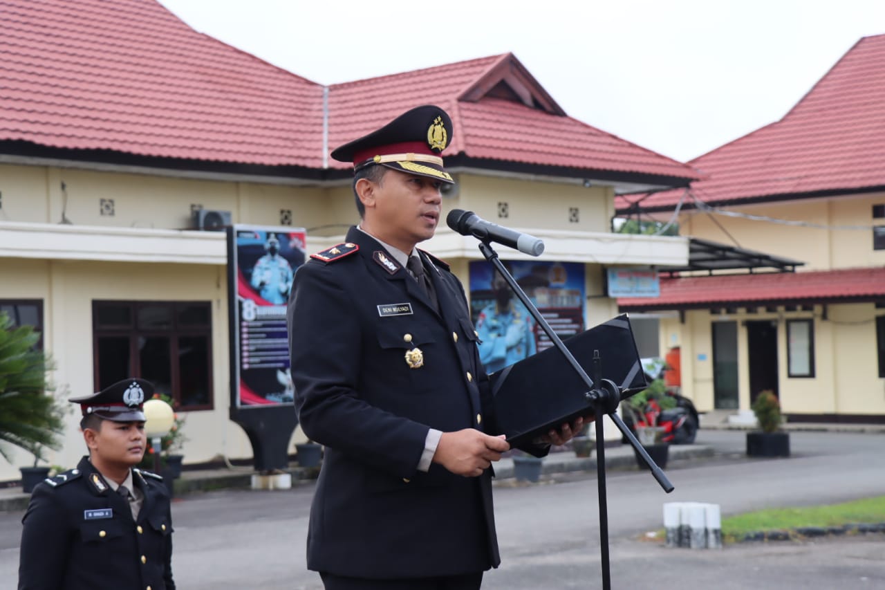 Kapolres Tebo Akbp Fitria Mega M.Psi.Psi Yang Diwakili Waka Polres Tebo Kompol Deni Mulyadi SE Menjadi Irup  Dalam Rangka Memperingati Hari Kebangkitan Nasional yang Ke.115