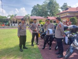 Biro Logistik Polda Jambi Supervisi ke Polres Sarolangun, Cek Kesiapan Logistik Guna Hadapi Pemilu 2024