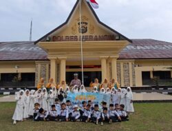 Kasat Lantas, Polisi Sahabat Anak,Unit Kamsel Satlantas Edukasi Murid Usia Sekolah Bersama TK BAITUSSALAM