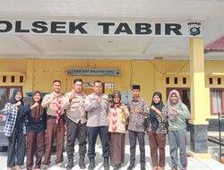 Bupati Merangin lepas peserta kontingen Raimuna Daerah Jambi dan Apresiasi Saka Bhayangkara Polsek Tabir
