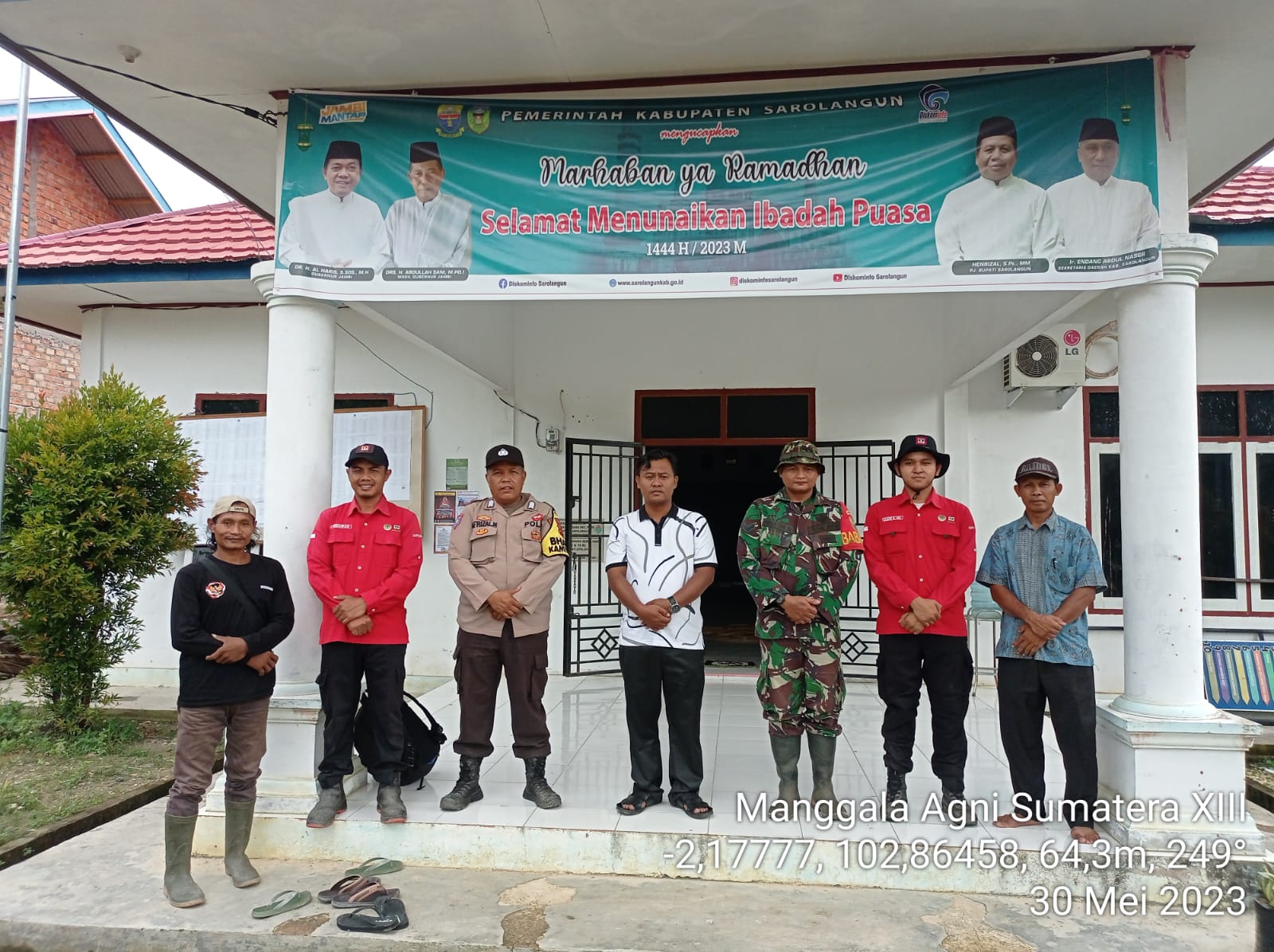 Bhabinkamtibmas Polsek Pauh, Babinsa Pauh dan Manggala Agni Laksanakan Kegiatan Patroli Terpadu Himbau Masyarakat Cegah Karhutla