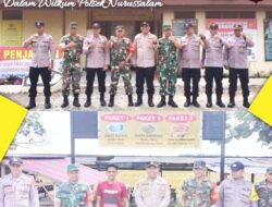 Giat Patroli Gabungan TNI-POLR : Guna Terwujudnya Sinergitas Dan Soliditas Wilkum Polsek Nurussalam