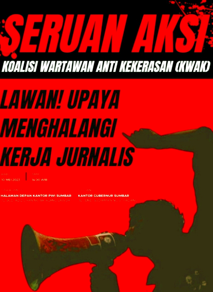 Pernyataan Sikap Bersama : Organisasi Jurnalis Sumatra Barat (AJI Padang – FI Padang – IJTI – PWI Sumbar )