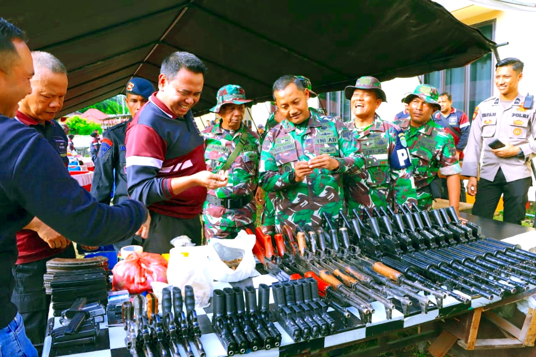 Peringati HUT Bhayangkara Ke 77 : Polres Subulussalam Gelar Olah Raga Menembak Bersama Sinergitas TNI – POLRI