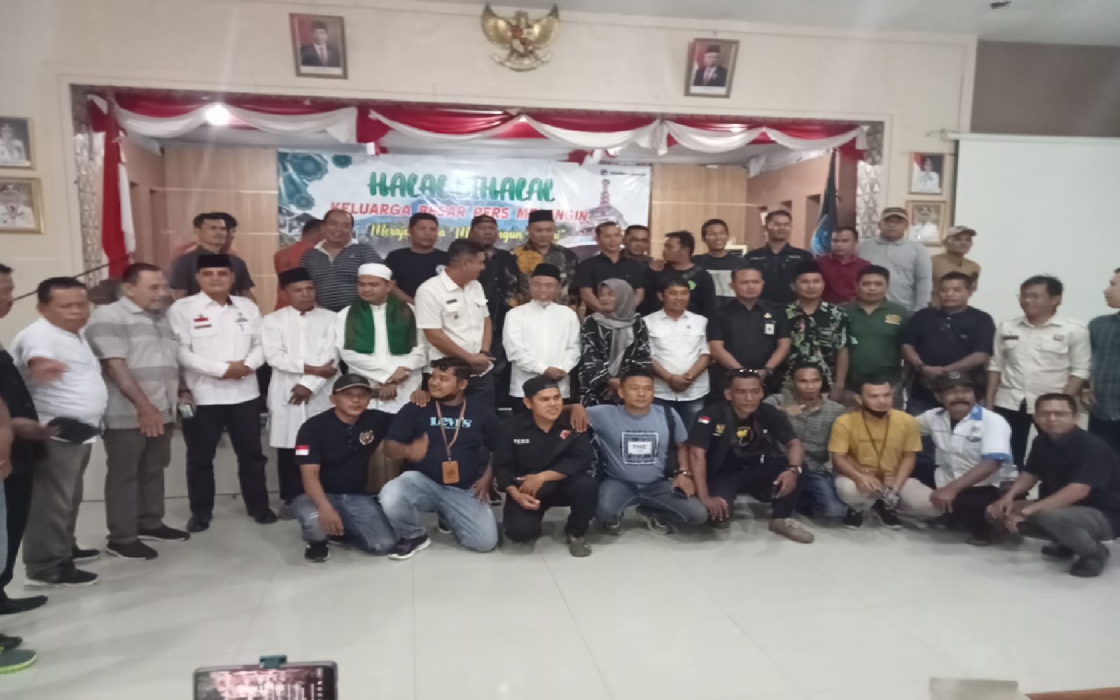 Kapolres Merangin Hadiri Halal Bihalal Keluarga Besar Pers di Kabupaten Merangin