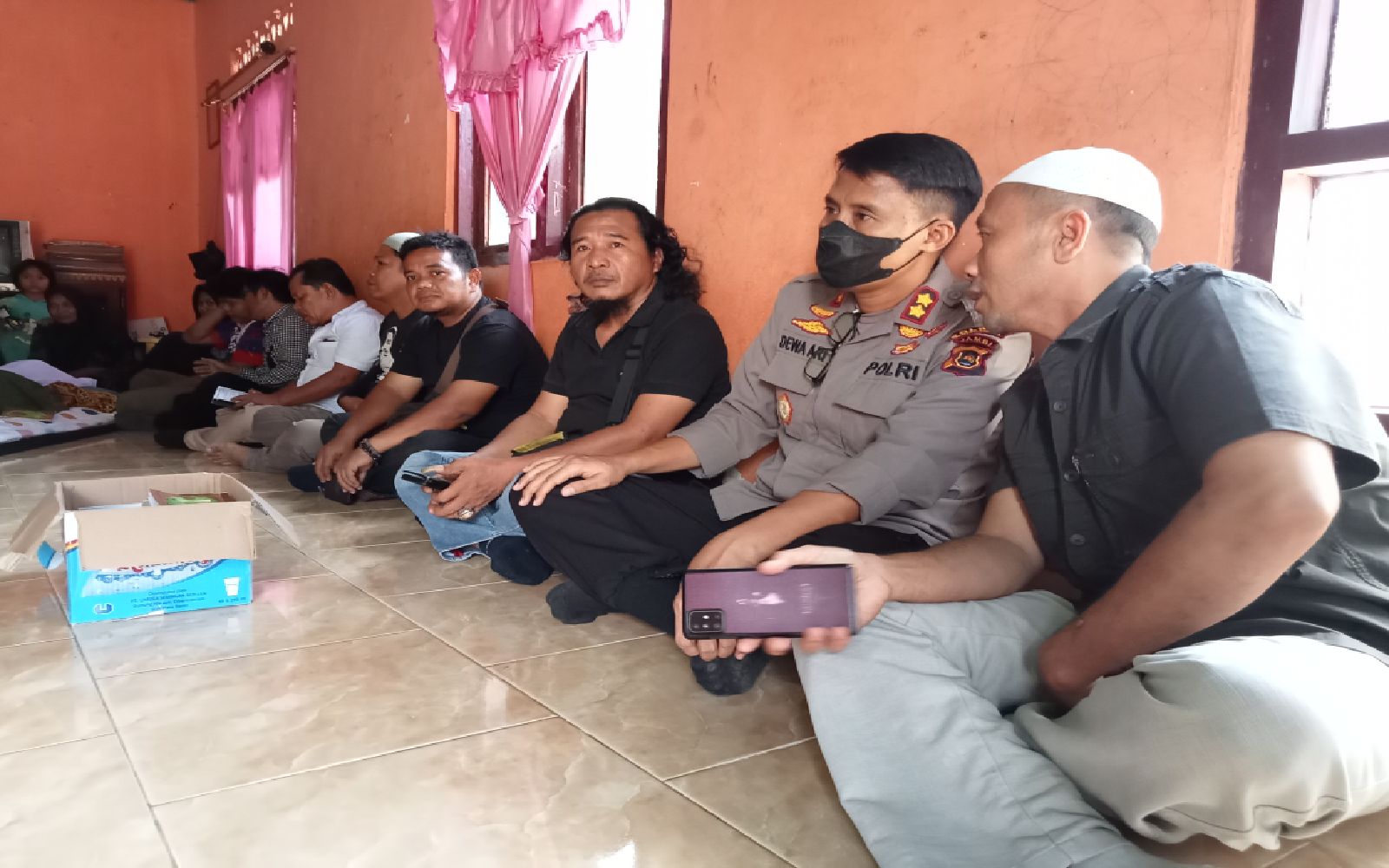 Kapolres Merangin Turut Bela Sungkawa Atas Berpulangnya pada Maha Kuasa Salah Seorang Aktivis Merangin.