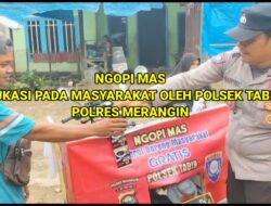 ” Kopi Gratis ” Kapolsek Tabir Dengan Ngopi Gratis kita harapkan dialog Antara Polisi dan Masyarakat lebih Kental sekental Kopi Manis nya