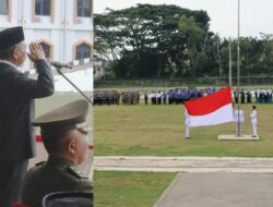 Pemkab Merangin Peringati Hari Lahir Pancasila Gelar Upacara Pengibaran Bendera di Halaman Kantor baru Bupati