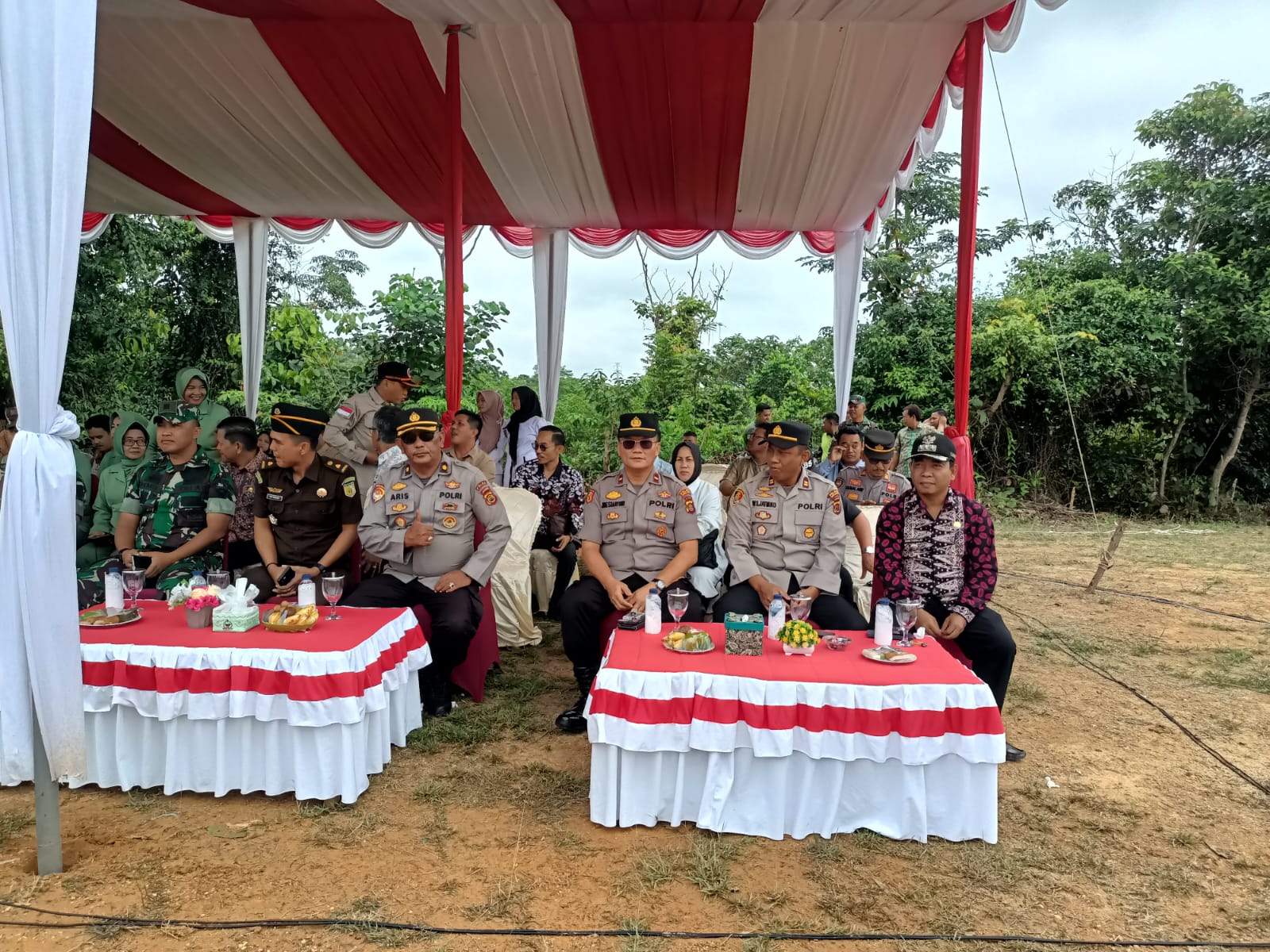 Kapolres Sarolangun AKBP. Imam Rachman. S.IK. Hadiri Upacara Penutupan TNI Manunggal Membangun Bangsa ( TMMD ) ke 116