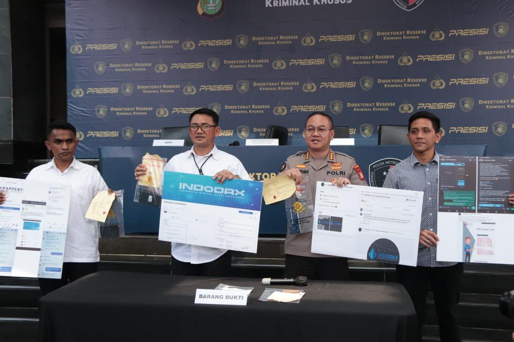 Polisi Tangkap 2 Pelaku Penipuan Kripto Indodax, Iming-iming Keuntungan 80%