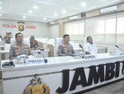 Kapolda Jambi Irjen Pol Rusdi Hartono Ikuti Pelaksanaan Pembukaan Rakornas Pengawasanan Intem 2023 secara Daring