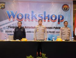 Bidhumas Polda Jambi  Laksanakan  Kegiatan  Workshop  Pengelolaan  Keterbukaan Informasi  Publik