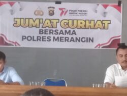 Kasat Reskrim Polres Merangin Lakukan Jum’at Curhat bersama Warga Desa Sungai Ulak