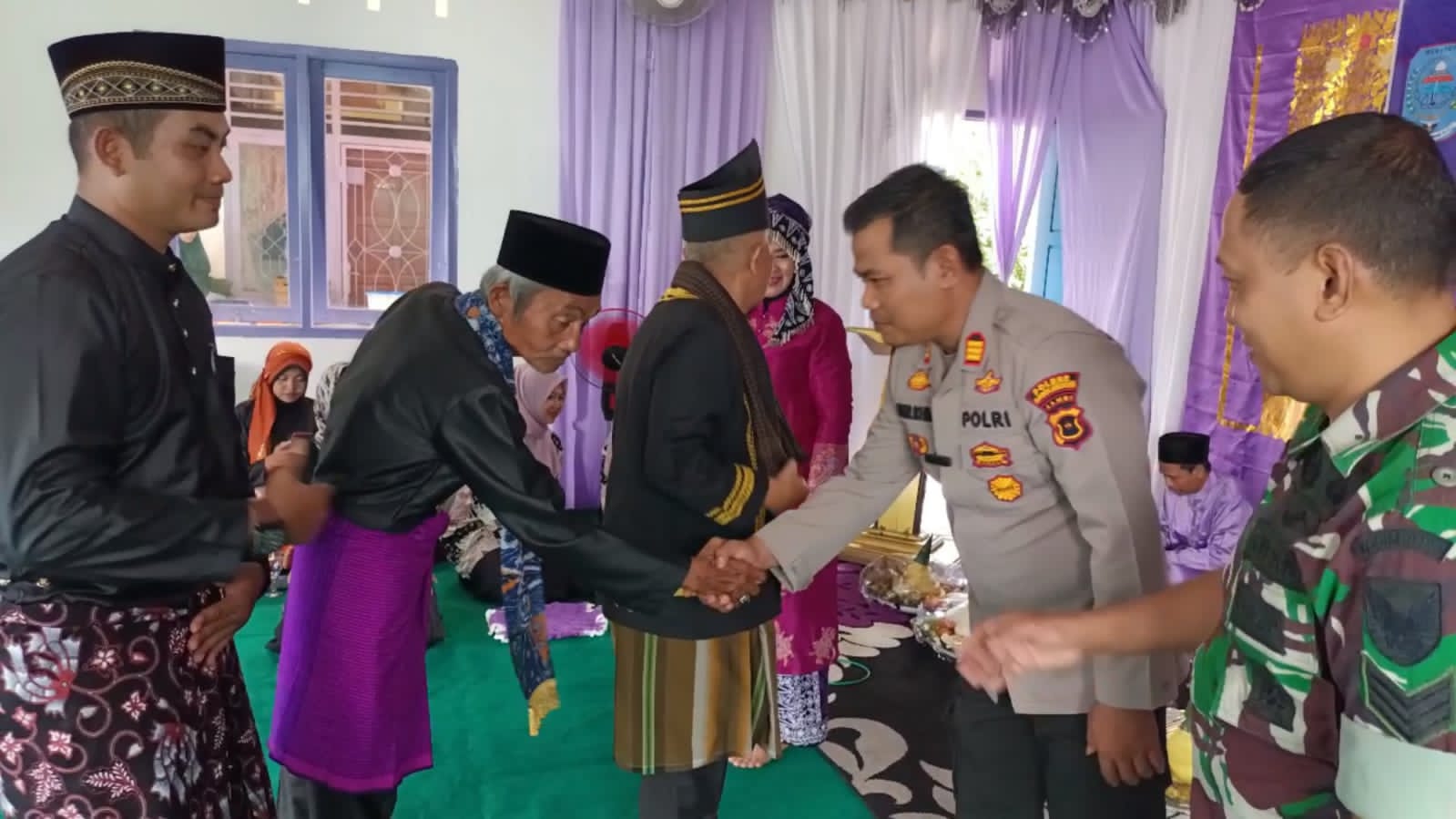 Kapolsek Tabir Selatan Hadiri Pengukuhan LAD ” Lembaga Adat Daerah “