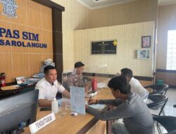 Sat Lantas Polres Sarolangun Memberikan Pelayanan Penerbitan SIM Dengan Ramah dan Profesional