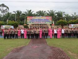 AKBP Imam Rachman, S.Ik Pimpin Upacara Kenaikan Pangkat 37 Personil Polres Sarolangun