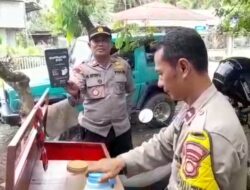 Polsek Bangko,Terapkan Komunikasi Cepat pada Masyarakat dengan cara NGOPI GRATIS dalam Juma’at Curhat