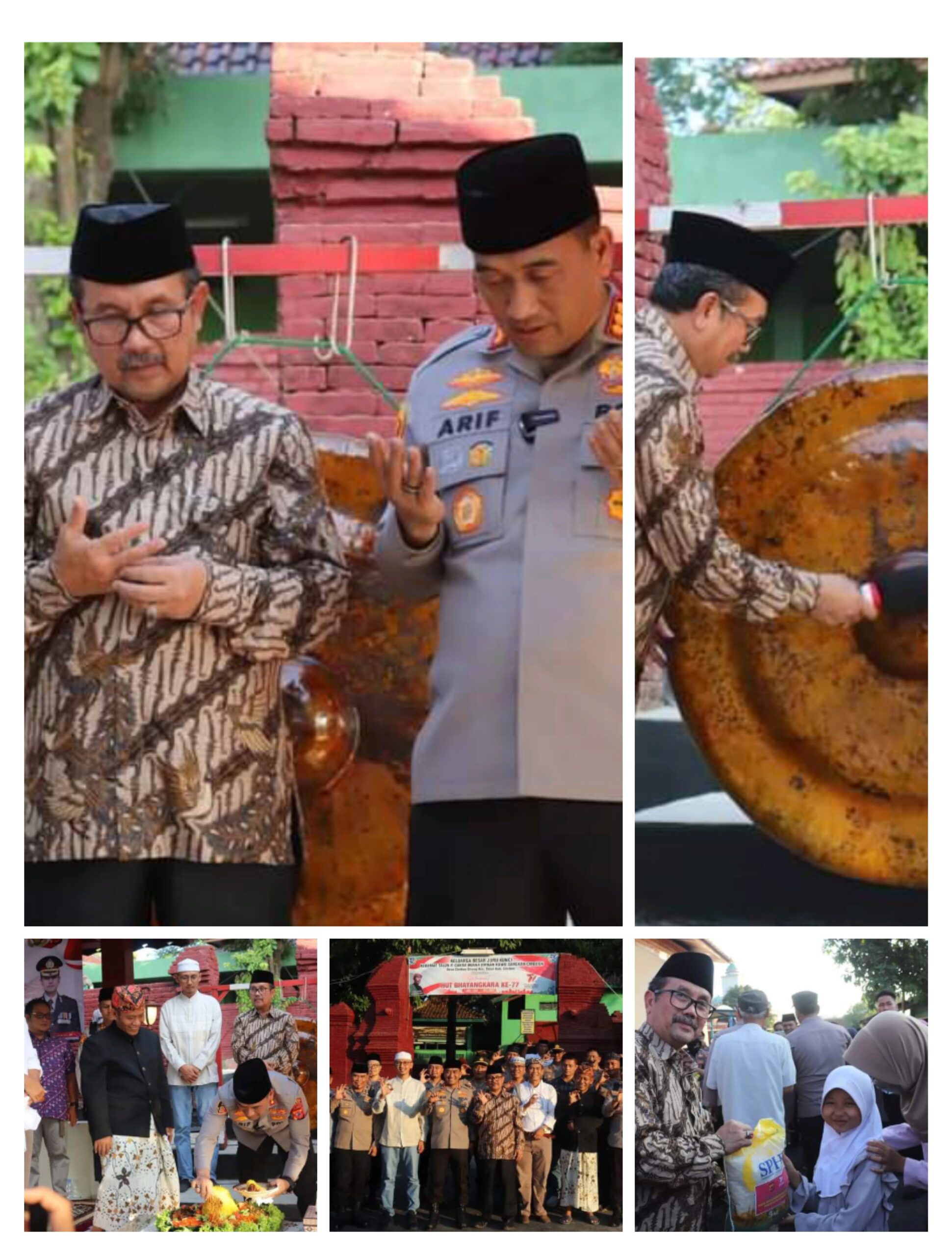 Peduli Warisan Budaya Polresta Cirebon Resmikan Revitalisasi Situs Mbah Kuwu Sangkan