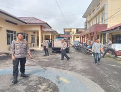 Kapolres Merangin Rutin Laksanakan Pengecekan Sarana dan Prasarana Mako