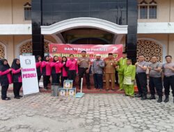 Personil Polres Merangin Laksanakan Curve di Masjid MIFTAHUL JANNAH Kebun Sayur