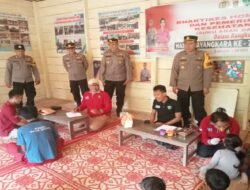 Kompol. Marhara Tua Siregar. SE S.IK laksanakan kegiatan Bhaktikes Home Visite dan Pemeriksaan Kesehatan pada warga SAD