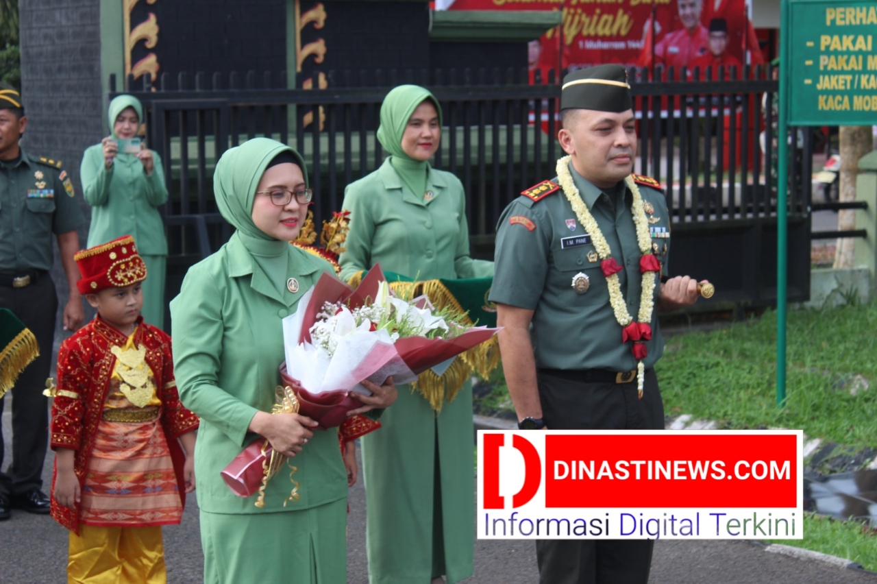 Acara Tradisi Penyambutan Dandim 0402/OKI berjalan dengan Hikmat