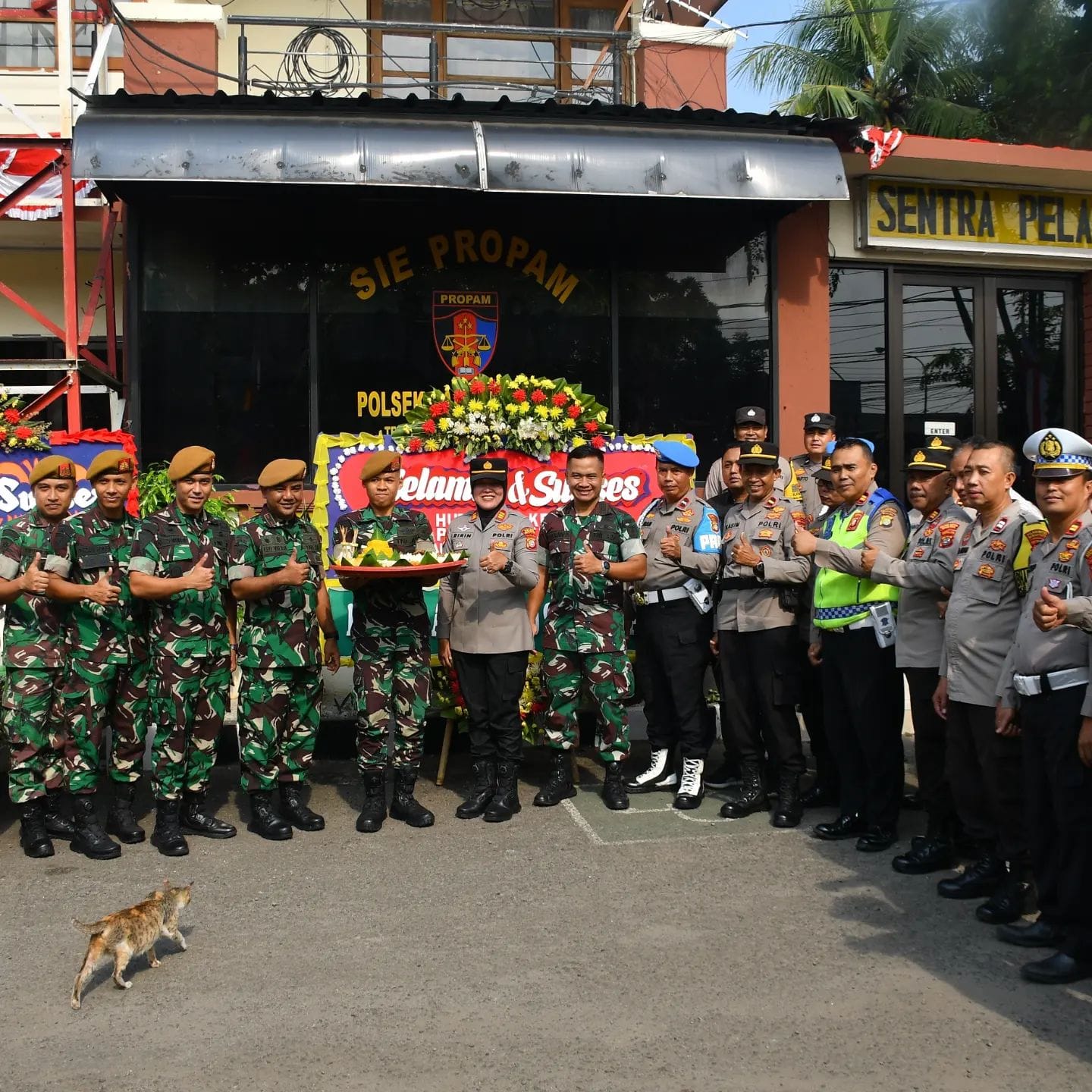 Batalyon Artileri Medan-7/Biringgalih Melaksanakan Kunjungan Ke Polsek Bantargebang Ada Apa