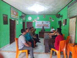 Polsek Bangko Laksanakan giat Jum’at Curhat di Kantor Desa Langling