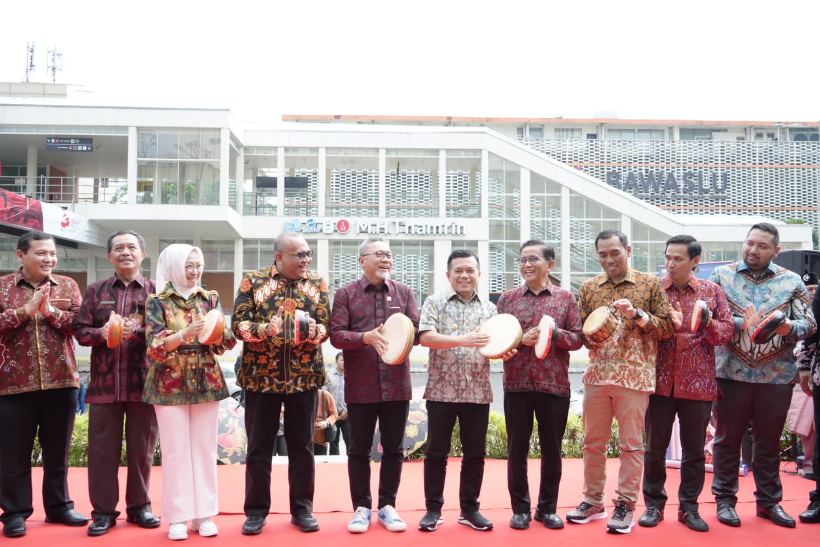 Kabid Humas Polda Jambi Kombes Pol Mulia  Prianto Hadiri Pameran  Saru Hari Bersama Jambi